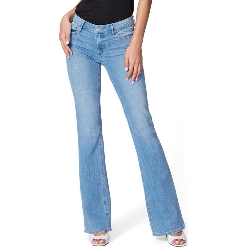 PAIGE Skyline Bootcut Jeans in Satellite Light Blue Sz. 25 / 4 - Picture 13 of 15